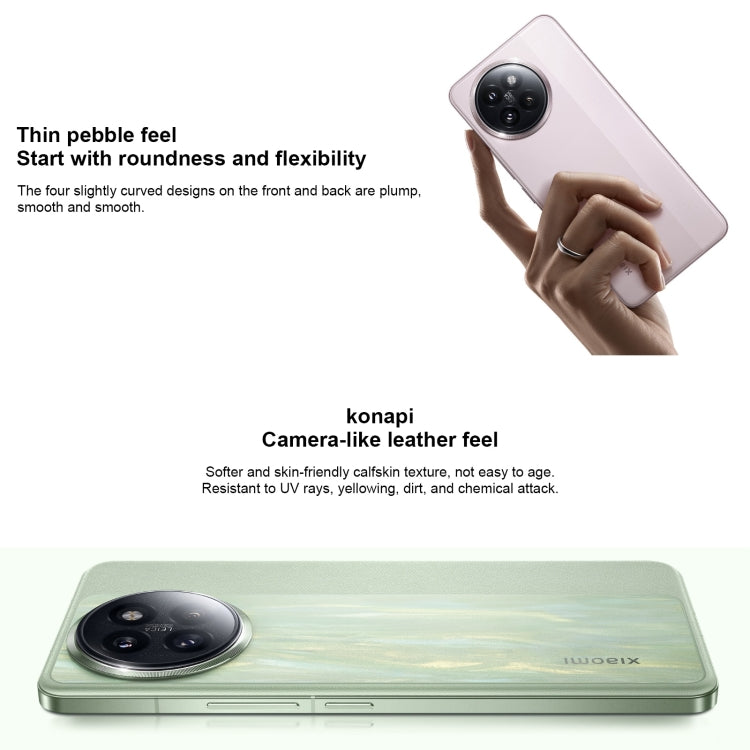 Xiaomi Civi 4 Pro, 12GB+512GB,  6.55 inch Xiaomi HyperOS Snapdragon 8s Gen 3 Octa Core 4nm up to 3.0GHz, NFC, Network: 5G(Green) - free shipping - PMc TechLife - Order now!