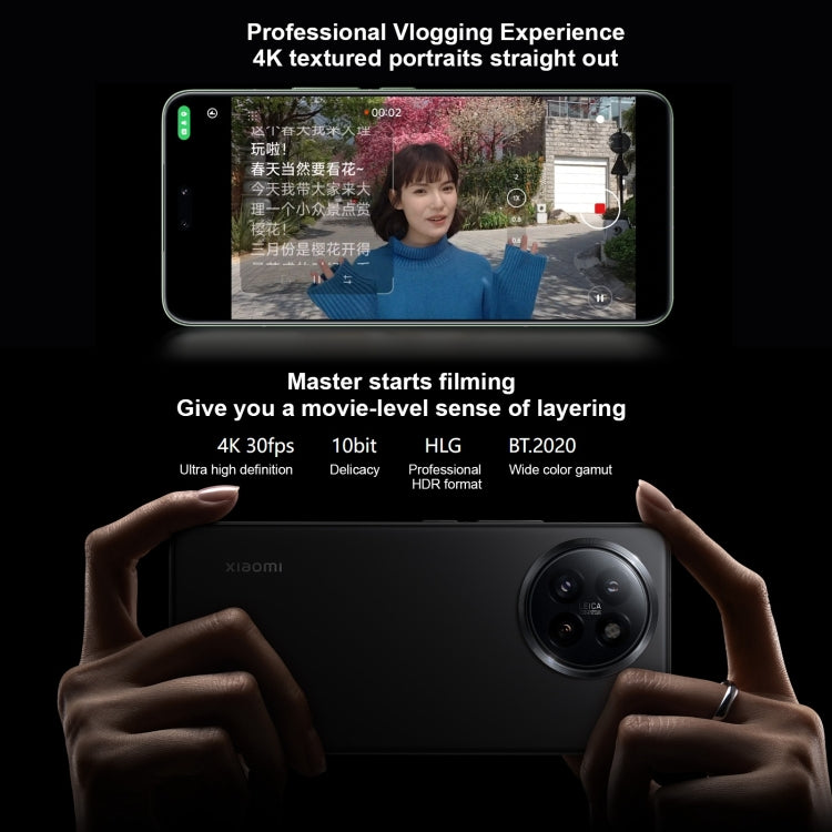 Xiaomi Civi 4 Pro, 12GB+256GB,  6.55 inch Xiaomi HyperOS Snapdragon 8s Gen 3 Octa Core 4nm up to 3.0GHz, NFC, Network: 5G(Blue) - free shipping - PMC Jewellery - Order now!