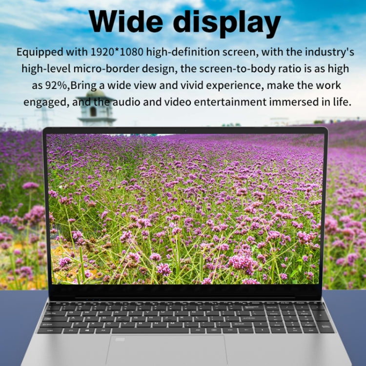 GXMO F152G 15.6 inch Laptop, 16GB+512GB, Windows 11 Intel Alder Lake N95 Quad Core, Support Fingerprint Unlock(Silver) - free shipping - PMC TechLife - Order now!