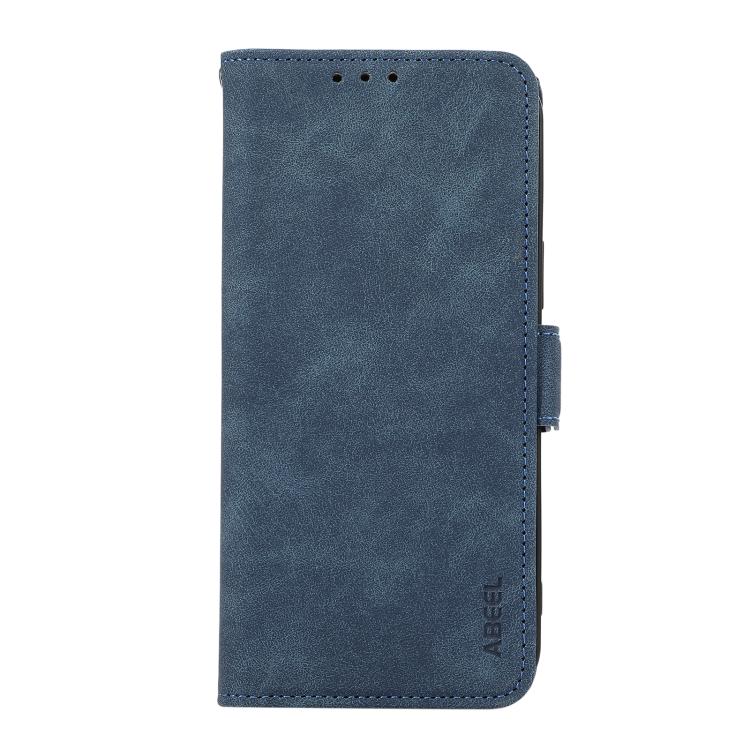 For iPhone 17 ABEEL Frosted Magnetic RFID Leather Phone Case(Blue) - free shipping - PMc TechLife - Order now!