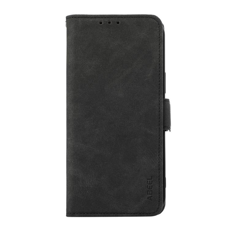 For iPhone 17 Air ABEEL Frosted Magnetic RFID Leather Phone Case(Black) - free shipping - PMc TechLife - Order now!