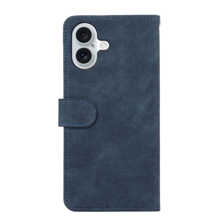 For iPhone 17 ABEEL Color Block Magnetic RFID Leather Phone Case(Blue-Brown) - free shipping - PMc TechLife - Order now!