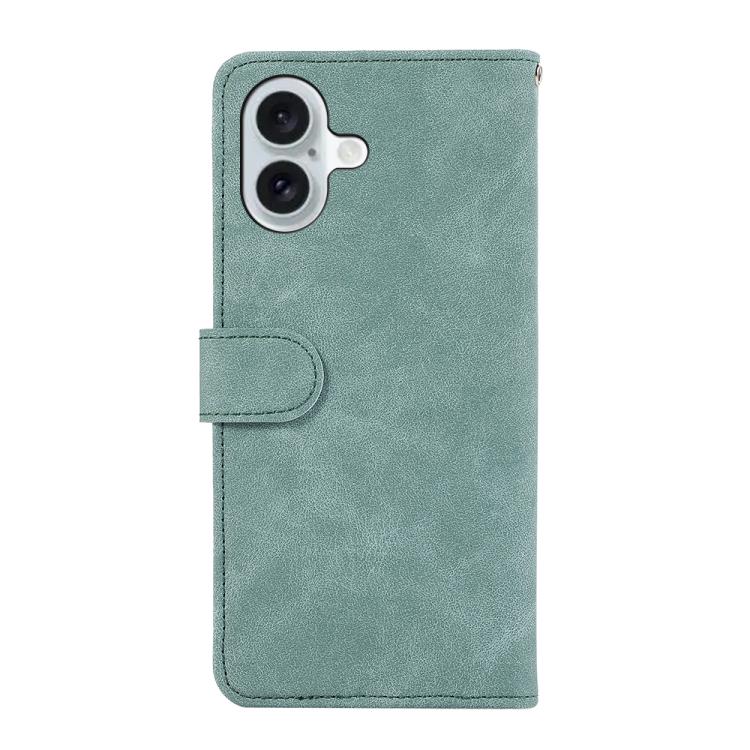 For iPhone 17 ABEEL Color Block Magnetic RFID Leather Phone Case(Cyan-Pink) - free shipping - PMc TechLife - Order now!
