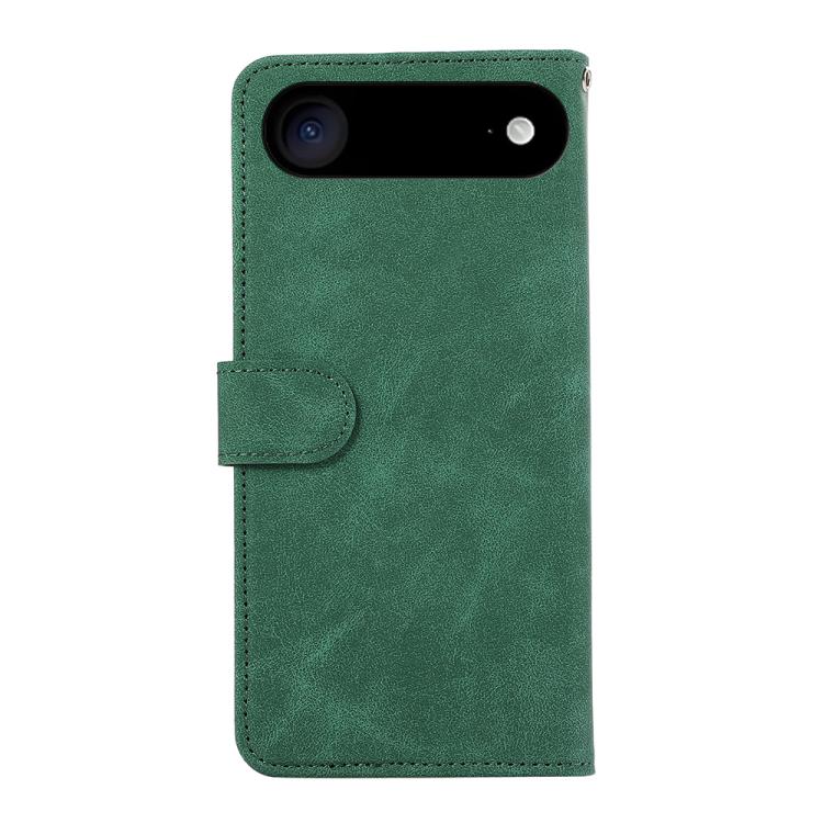 For iPhone 17 Air ABEEL Color Block Magnetic RFID Leather Phone Case(Green-Black) - free shipping - PMc TechLife - Order now!