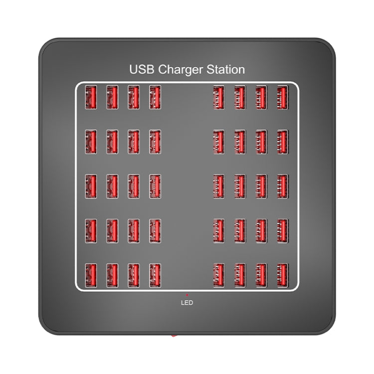 YFY-A76 200W 40 Ports USB Smart Charging Station(UK Plug) - Multifunction Charger by PMC Jewellery | Online Shopping South Africa | PMC Jewellery | Buy Now Pay Later Mobicred