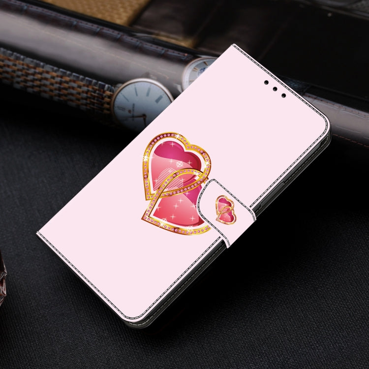 For Google Pixel 9 Crystal Painted Leather Phone case(Love Peach) - free shipping - PMC TechLife - Order now!
