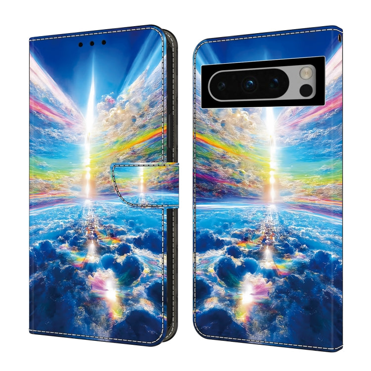 For Google Pixel 9 Crystal Painted Leather Phone case(Colorful Sky) - Google Cases by PMC TechLife | Online Shopping South Africa | PMC TechLife | Buy Now Pay Later Mobicred