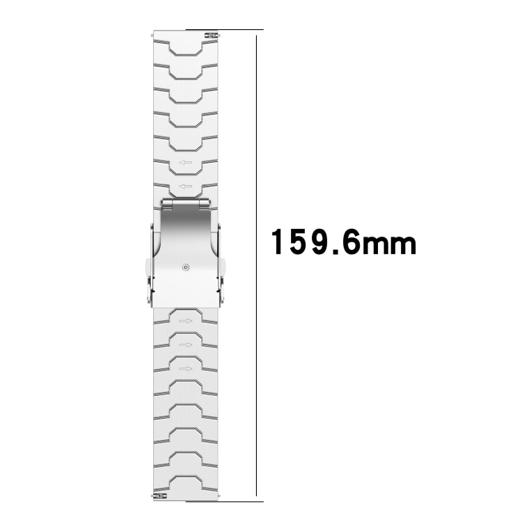 22mm Titanium Metal Watch Band(Black) - 22mm Bands by PMC TechLife | Online Shopping South Africa | PMC TechLife