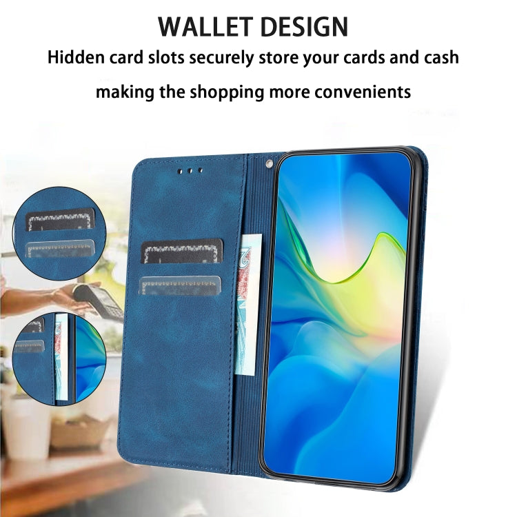 For iPhone 16 Plus Retro Elephant Embossed Leather Phone Case(Blue) - free shipping - PMC TechLife - Order now!