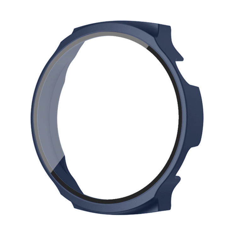 For Aigo Smart Watch V8 PC + Tempered Film Integrated Watch Protective Case(Midnight Blue) - Watch Case by PMC TechLife | Online Shopping South Africa | PMC TechLife