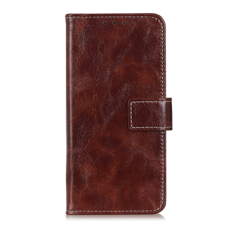 For Google Pixel 9 Retro Crazy Horse Texture Flip Leather Phone Case(Brown) - Google Cases by PMC TechLife | Online Shopping South Africa | PMC TechLife | Buy Now Pay Later Mobicred