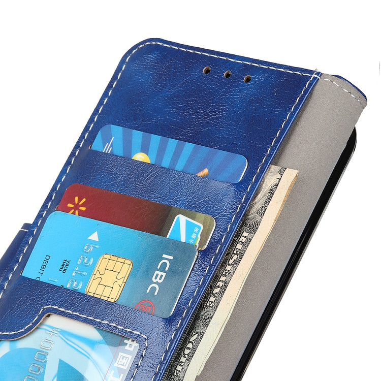 For Google Pixel 10 Pro / 9 Pro Retro Crazy Horse Texture Flip Leather Phone Case(Blue) - Google Cases by PMC TechLife | Online Shopping South Africa | PMC TechLife | Buy Now Pay Later Mobicred