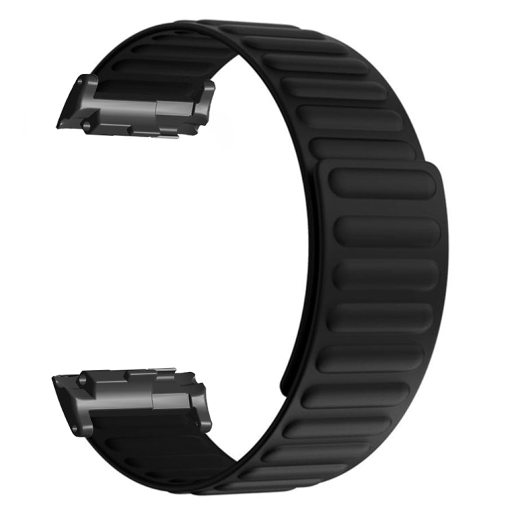 For Huawei Watch D Magnetic Silicone Watch Band(Black) - Watch Bands by PMC TechLife | Online Shopping South Africa | PMC TechLife