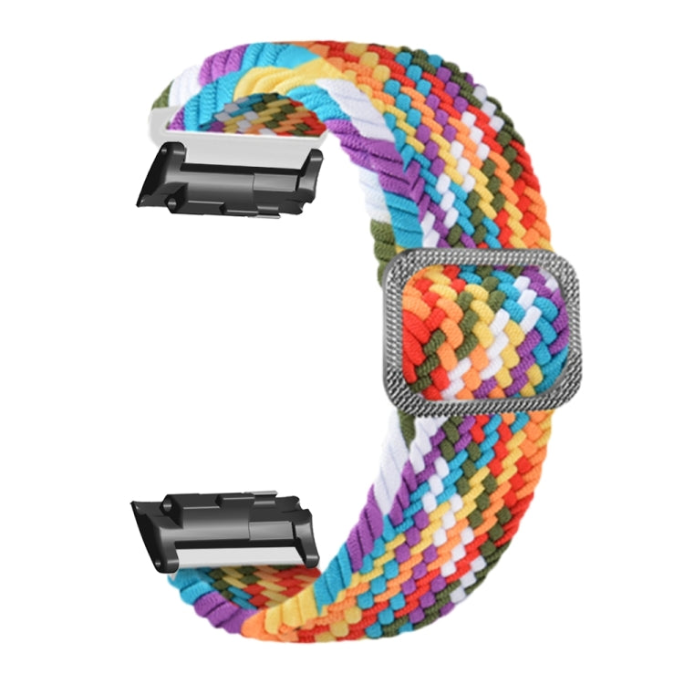 For Huawei Watch D Adjustable Woven Nylon Watch Band(Rainbow) - Watch Bands by PMC TechLife | Online Shopping South Africa | PMC TechLife