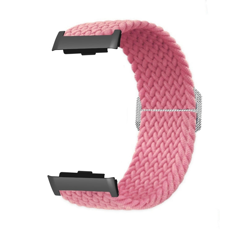 For Huawei Watch D Adjustable Woven Nylon Watch Band(Pink) - Watch Bands by PMC TechLife | Online Shopping South Africa | PMC TechLife