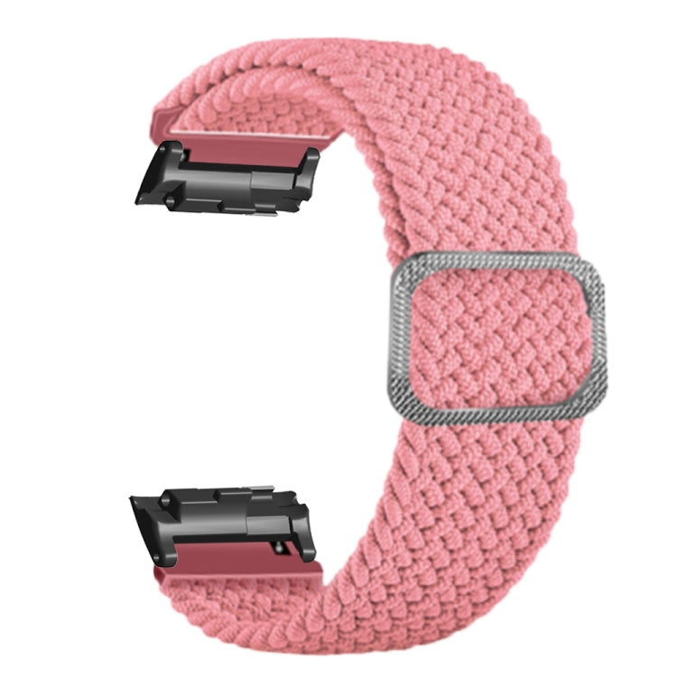 For Huawei Watch D Adjustable Woven Nylon Watch Band(Pink) - Watch Bands by PMC TechLife | Online Shopping South Africa | PMC TechLife