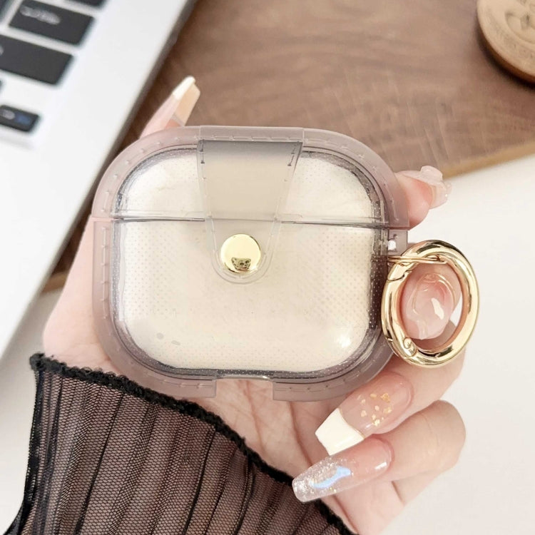 For AirPods 3 Magnetic Clear Armor TPU TWS Earphone Case(Black) - For AirPods 3 by PMC Jewellery | Online Shopping South Africa | PMC Jewellery | Buy Now Pay Later Mobicred