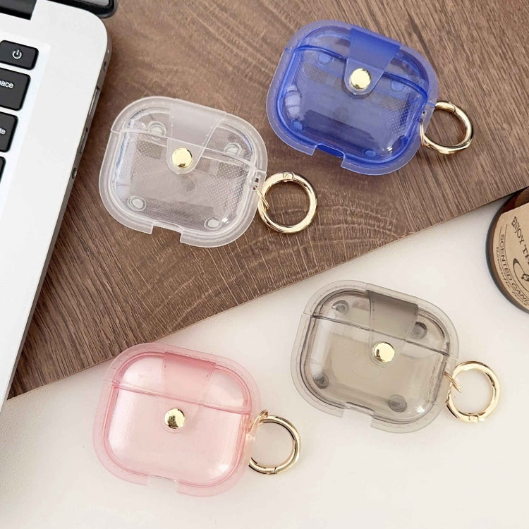 For AirPods 3 Magnetic Clear Armor TPU TWS Earphone Case(Blue) - For AirPods 3 by PMC Jewellery | Online Shopping South Africa | PMC Jewellery | Buy Now Pay Later Mobicred