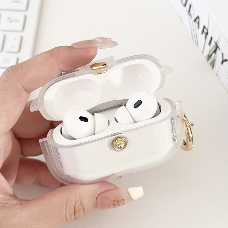 For AirPods Pro 1 Magnetic Clear Armor TPU TWS Earphone Case(Tansparent) - For AirPods Pro by PMC Jewellery | Online Shopping South Africa | PMC Jewellery | Buy Now Pay Later Mobicred