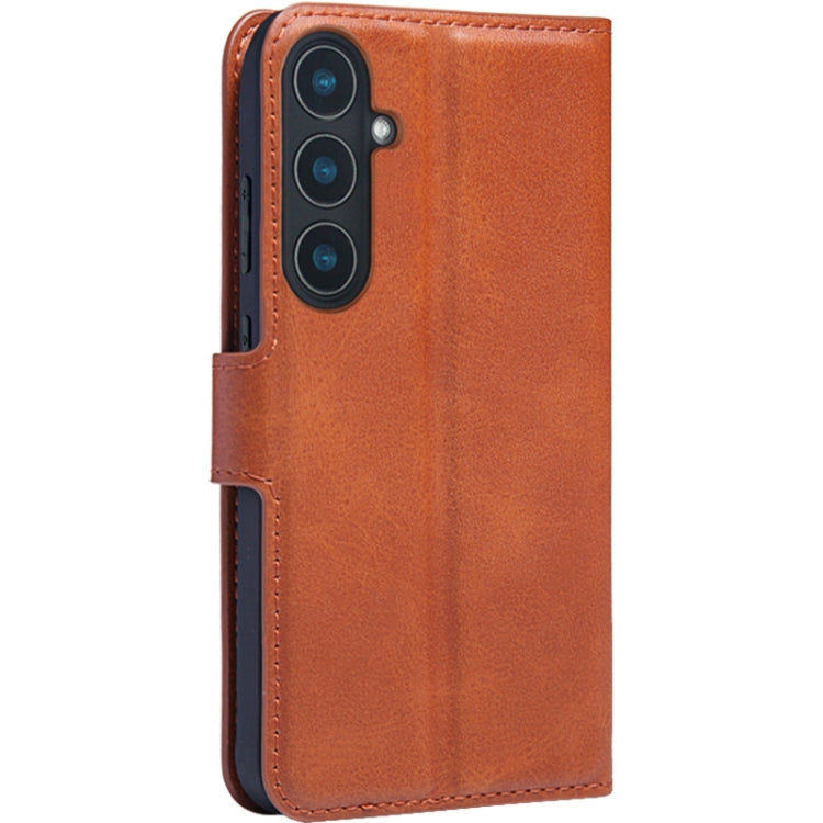 For Samsung Galaxy S24+ 5G IMAK Count Series Flip Leather Phone Case(Brown) - free shipping - PMC Jewellery - Order now!