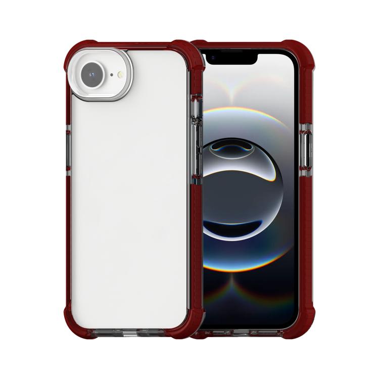 For iPhone 16e Acrylic Full Coverage Shockproof Phone Case(Brown) - iPhone 16e Cases by PMC TechLife | Online Shopping South Africa | PMC TechLife | Buy Now Pay Later Mobicred