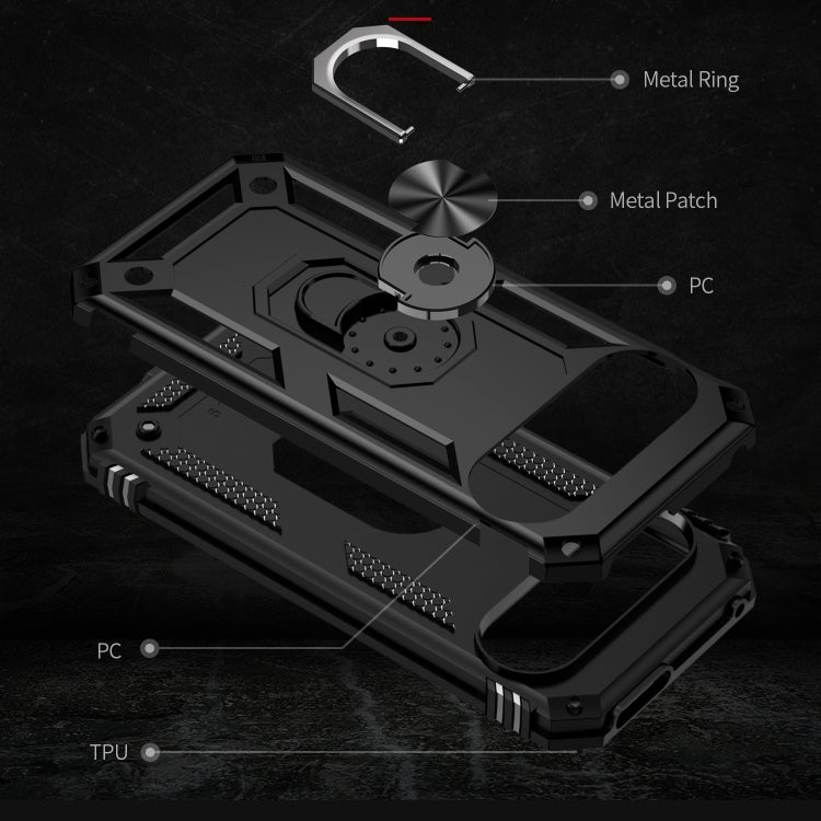 For Google Pixel 9 Shockproof TPU + PC Phone Case with Holder(Black) - Google Cases by PMC TechLife | Online Shopping South Africa | PMC TechLife | Buy Now Pay Later Mobicred