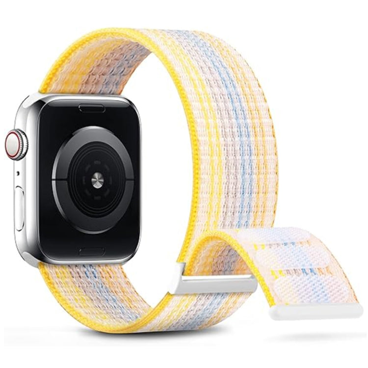 For Apple Watch Series 8 41mm Dual Hook and Loop Nylon Watch Band(Colorful Starlight) - Watch Bands by PMC TechLife | Online Shopping South Africa | PMC TechLife