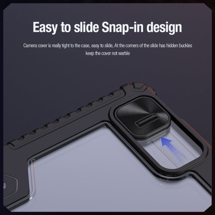 For iPad Pro 13 2024 NILLKIN Bumper Pro Multi-angle Folding Style Tablet Leather Case(Blue) - iPad Pro 13 2024 Cases by NILLKIN | Online Shopping South Africa | PMC TechLife | Buy Now Pay Later Mobicred