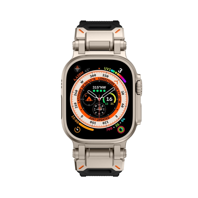 For Apple Watch Series 2 42mm Explorer TPU Watch Band(Titanium Black) - free shipping - PMC TechLife - Order now!