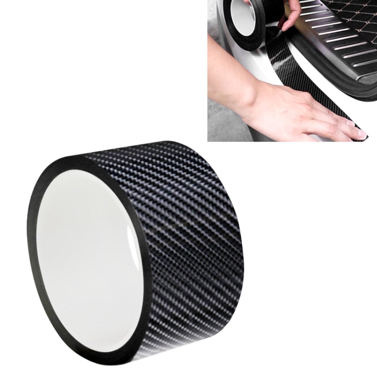Universal Car Carbon Fiber Door Anti-collision Strip Protection Guards Trims Stickers Tape, Size:5cm x 5m - Anti Collision Sticker by PMC TechLife | Online Shopping South Africa | PMC TechLife