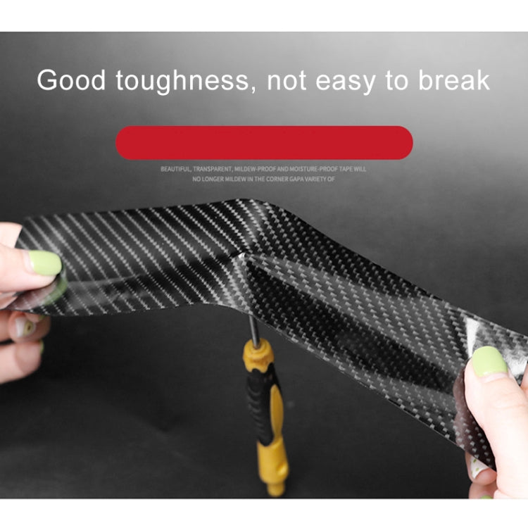 Universal Car Carbon Fiber Door Anti-collision Strip Protection Guards Trims Stickers Tape, Size:5cm x 5m - Anti Collision Sticker by PMC TechLife | Online Shopping South Africa | PMC TechLife