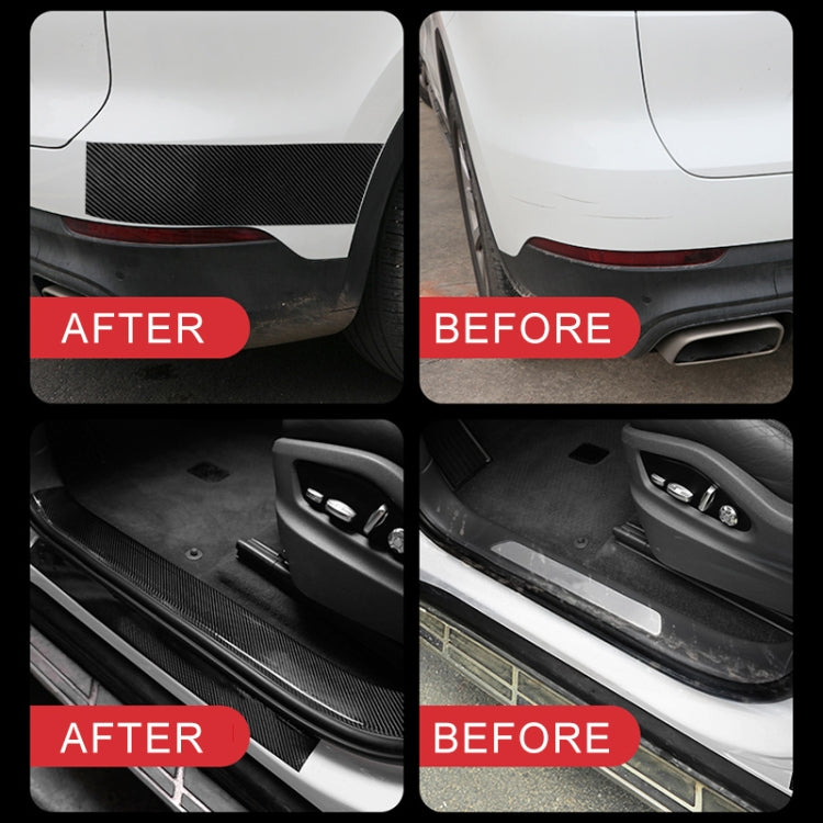 Universal Car Carbon Fiber Door Anti-collision Strip Protection Guards Trims Stickers Tape, Size:5cm x 5m - Anti Collision Sticker by PMC TechLife | Online Shopping South Africa | PMC TechLife