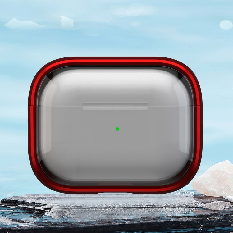 For AirPods Pro 2  TPU Hybrid PC Case with Holder(Red) - For AirPods Pro 2 by PMC Jewellery | Online Shopping South Africa | PMC Jewellery | Buy Now Pay Later Mobicred