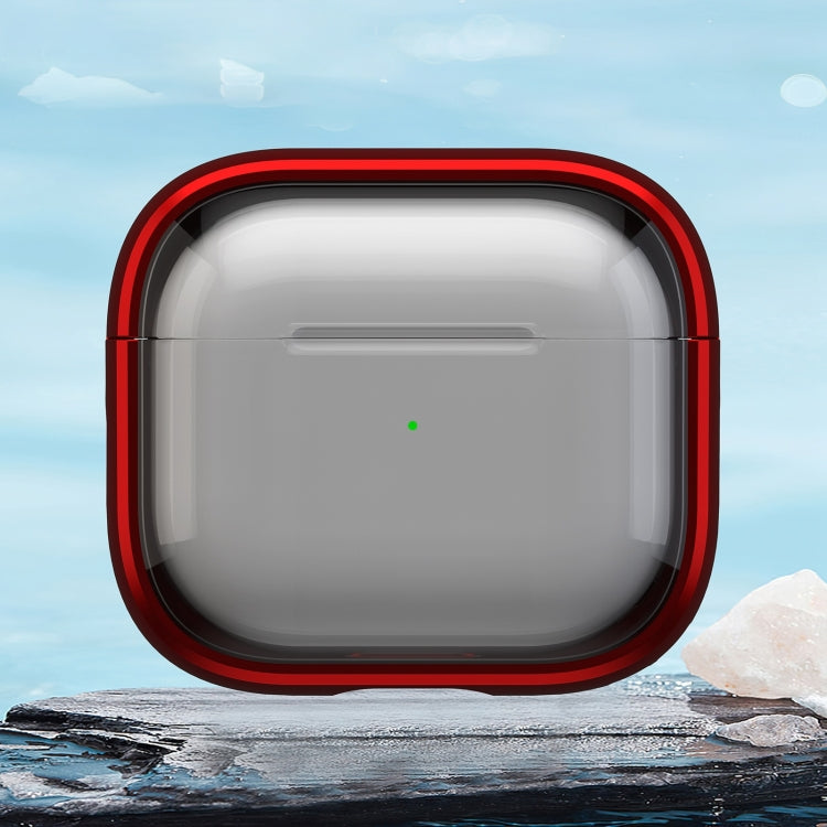 For AirPods 3 TPU Hybrid PC Case with Holder(Red) - For AirPods 3 by PMC Jewellery | Online Shopping South Africa | PMC Jewellery | Buy Now Pay Later Mobicred