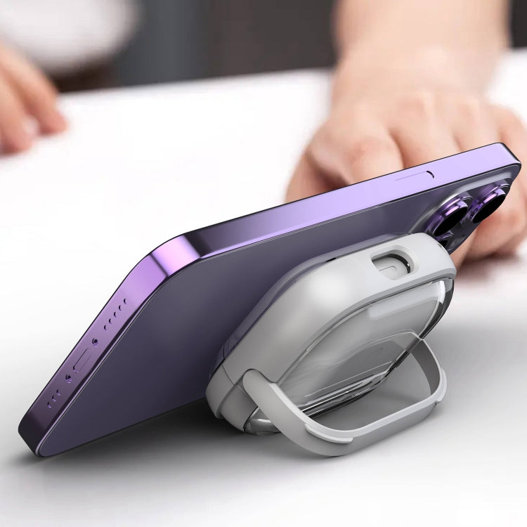 For AirPods 3 TPU Hybrid PC Case with Holder(Purple) - For AirPods 3 by PMC Jewellery | Online Shopping South Africa | PMC Jewellery | Buy Now Pay Later Mobicred