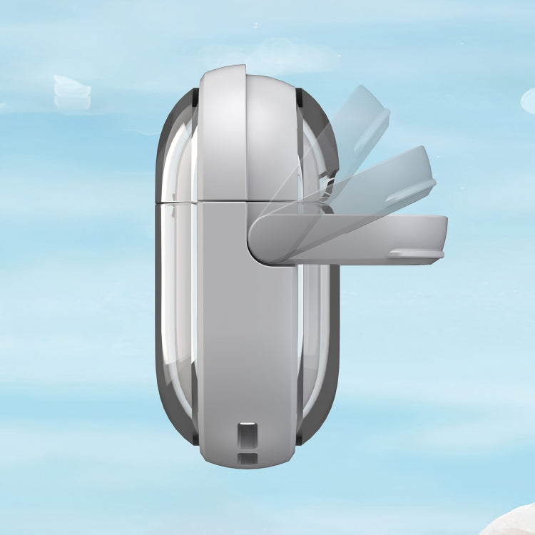 For AirPods Pro 2  TPU Hybrid PC Case with Holder(Tansparent) - For AirPods Pro 2 by PMC Jewellery | Online Shopping South Africa | PMC Jewellery | Buy Now Pay Later Mobicred