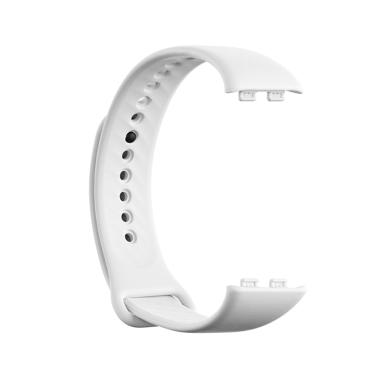 For Honor Band 9 Black Buckle TPU Watch Band(White) - Watch Bands by PMC TechLife | Online Shopping South Africa | PMC TechLife