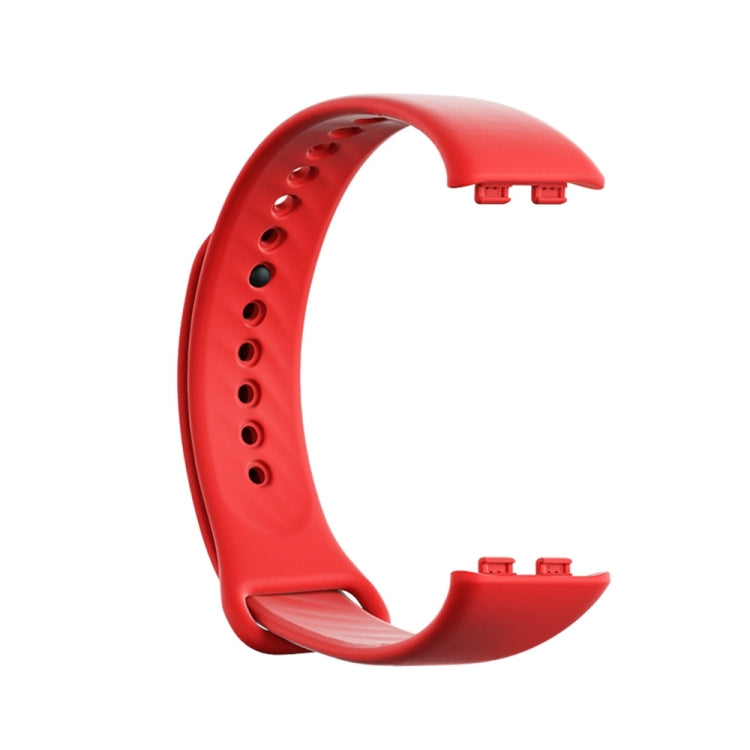 For Honor Band 9 Black Buckle TPU Watch Band(Red) - Watch Bands by PMC TechLife | Online Shopping South Africa | PMC TechLife