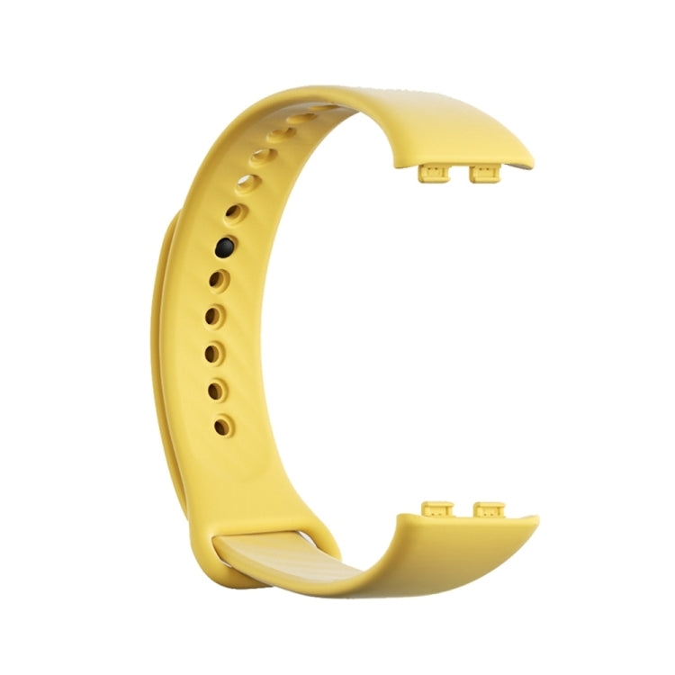 For Honor Band 9 Black Buckle TPU Watch Band(Yellow) - Watch Bands by PMC TechLife | Online Shopping South Africa | PMC TechLife