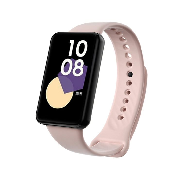 For Honor Band 9 Black Buckle TPU Watch Band(Light Pink) - Watch Bands by PMC TechLife | Online Shopping South Africa | PMC TechLife