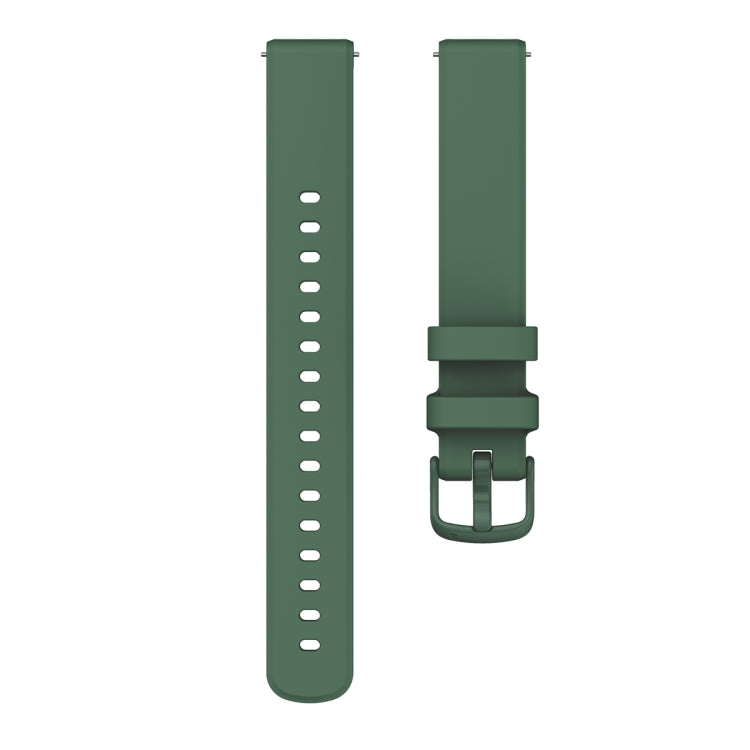 For Garmin Lily 2 Silicone Watch Band Wristband(Dark Green) - Watch Bands by PMC TechLife | Online Shopping South Africa | PMC TechLife