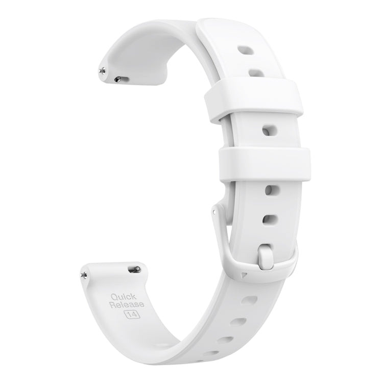 For Garmin Lily 2 Silicone Watch Band Wristband(White) - Watch Bands by PMC TechLife | Online Shopping South Africa | PMC TechLife