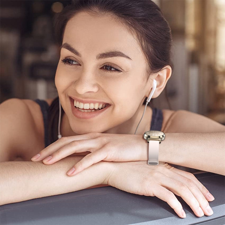 For Garmin Lily 2 Silicone Watch Band Wristband(Pink) - Watch Bands by PMC TechLife | Online Shopping South Africa | PMC TechLife | Buy Now Pay Later Mobicred