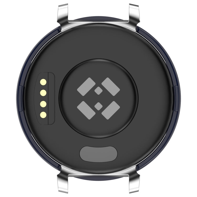 For Garmin Lily 2 PC + Tempered Film Integrated Watch Protective Case(Ink Blue) - Watch Cases by PMC TechLife | Online Shopping South Africa | PMC TechLife