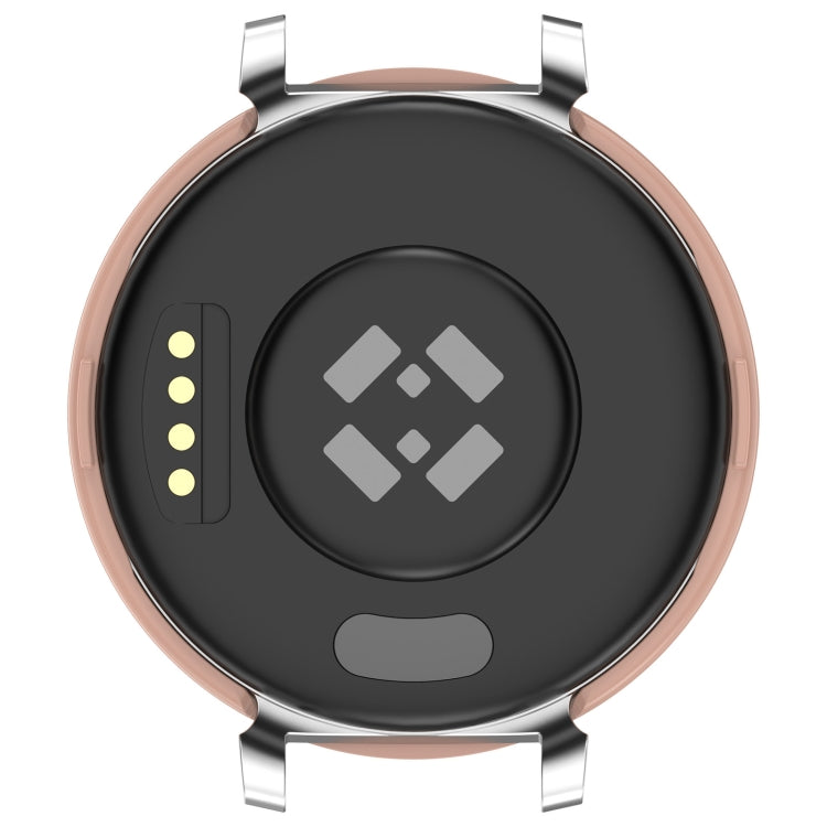 For Garmin Lily 2 PC + Tempered Film Integrated Watch Protective Case(Pink) - Watch Cases by PMC TechLife | Online Shopping South Africa | PMC TechLife