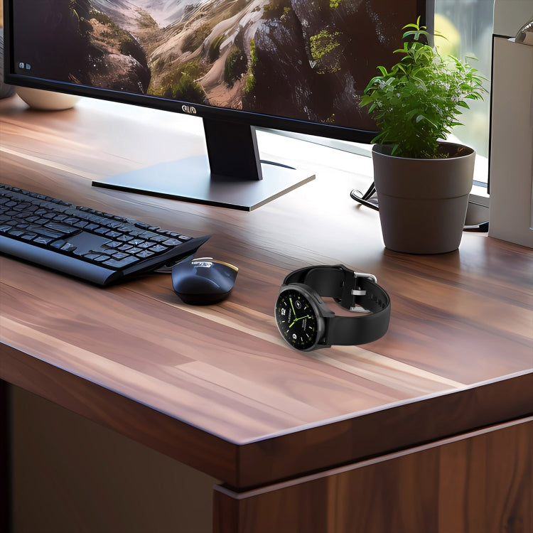 For Xiaomi Watch 2 Solid Color Metal Silver Buckle Silicone Watch Band, Size: S(Yellow) - Watch Bands by PMC TechLife | Online Shopping South Africa | PMC TechLife