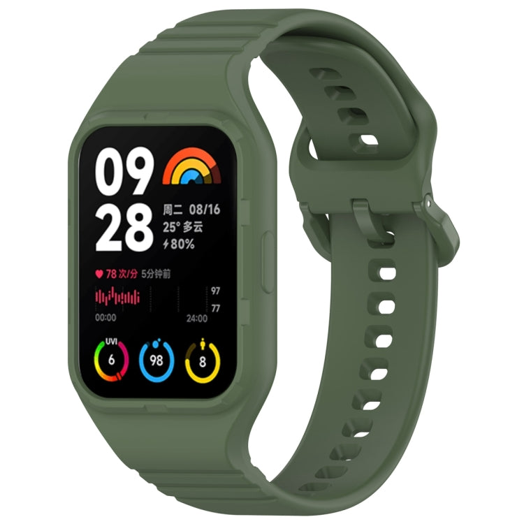 For Xiaomi Mi Band 8 Pro Solid Color Integrated TPU Watch Band(Dark Green) - free shipping - PMC TechLife - Order now!