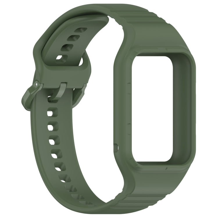 For Xiaomi Mi Band 8 Pro Solid Color Integrated TPU Watch Band(Dark Green) - free shipping - PMC TechLife - Order now!