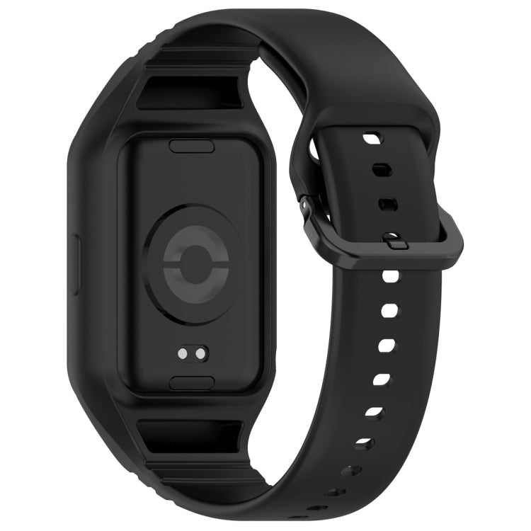 For Xiaomi Mi Band 8 Pro Solid Color Integrated TPU Watch Band(Black) - free shipping - PMC TechLife - Order now!