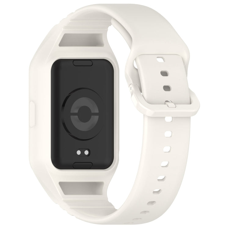 For Xiaomi Mi Band 8 Pro Solid Color Integrated TPU Watch Band(Starlight) - Watch Bands by PMC TechLife | Online Shopping South Africa | PMC TechLife